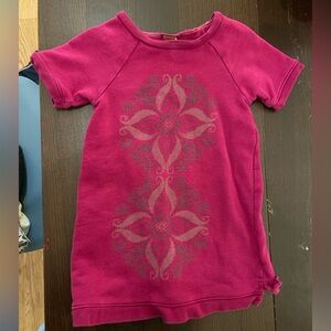 Tea Kids Magenta Sweater Dress - 4T